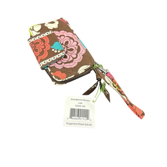 Vera Bradley Lola All In One Quilted Floral Wallet Wristlet NEW With Tag - Picture 3 of 5
